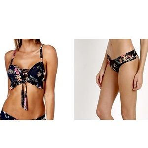 Montce Swim Emma Floral Bikini Set – Top (L), Bottom (M)